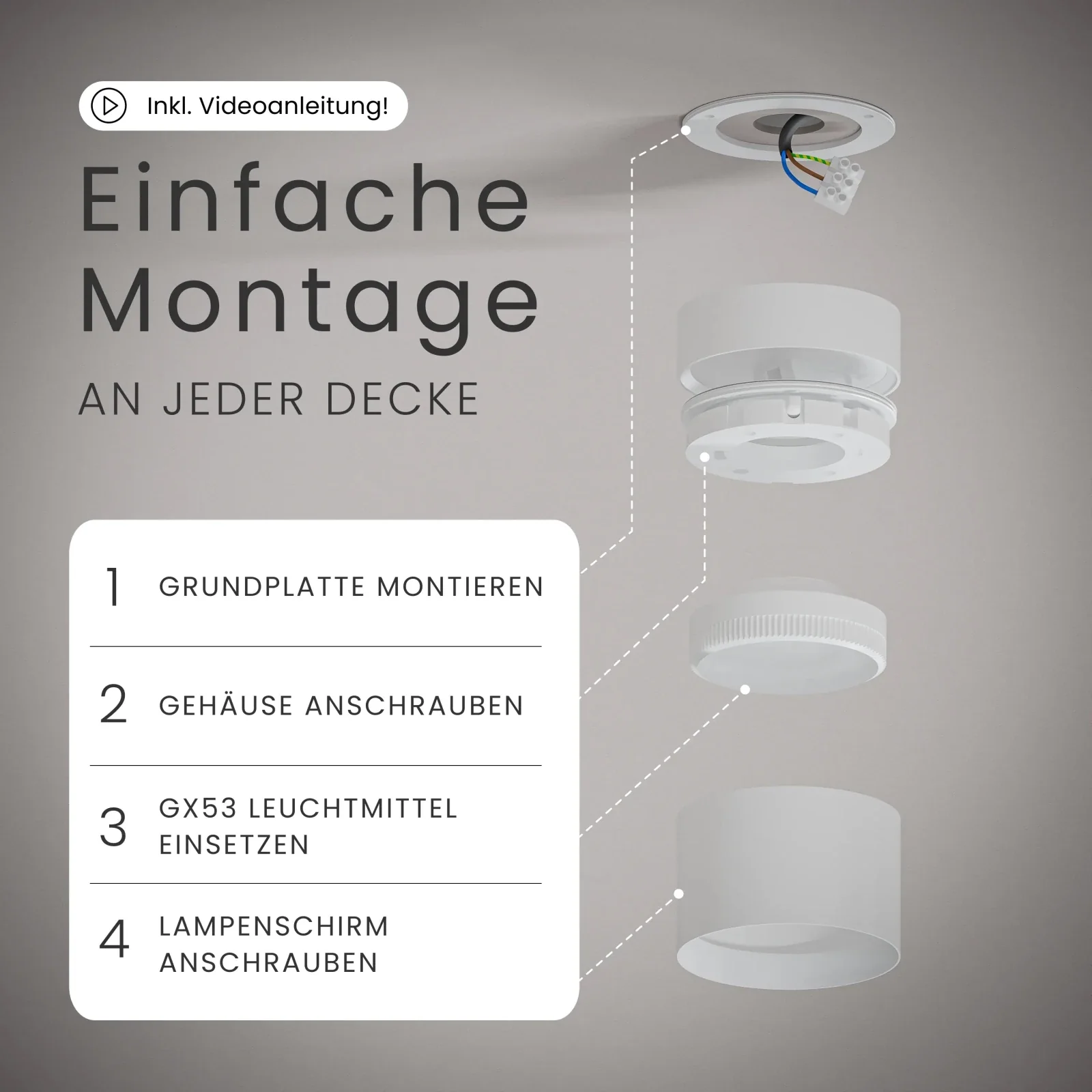 Aufbauspot VARA, GX53 - Image 14