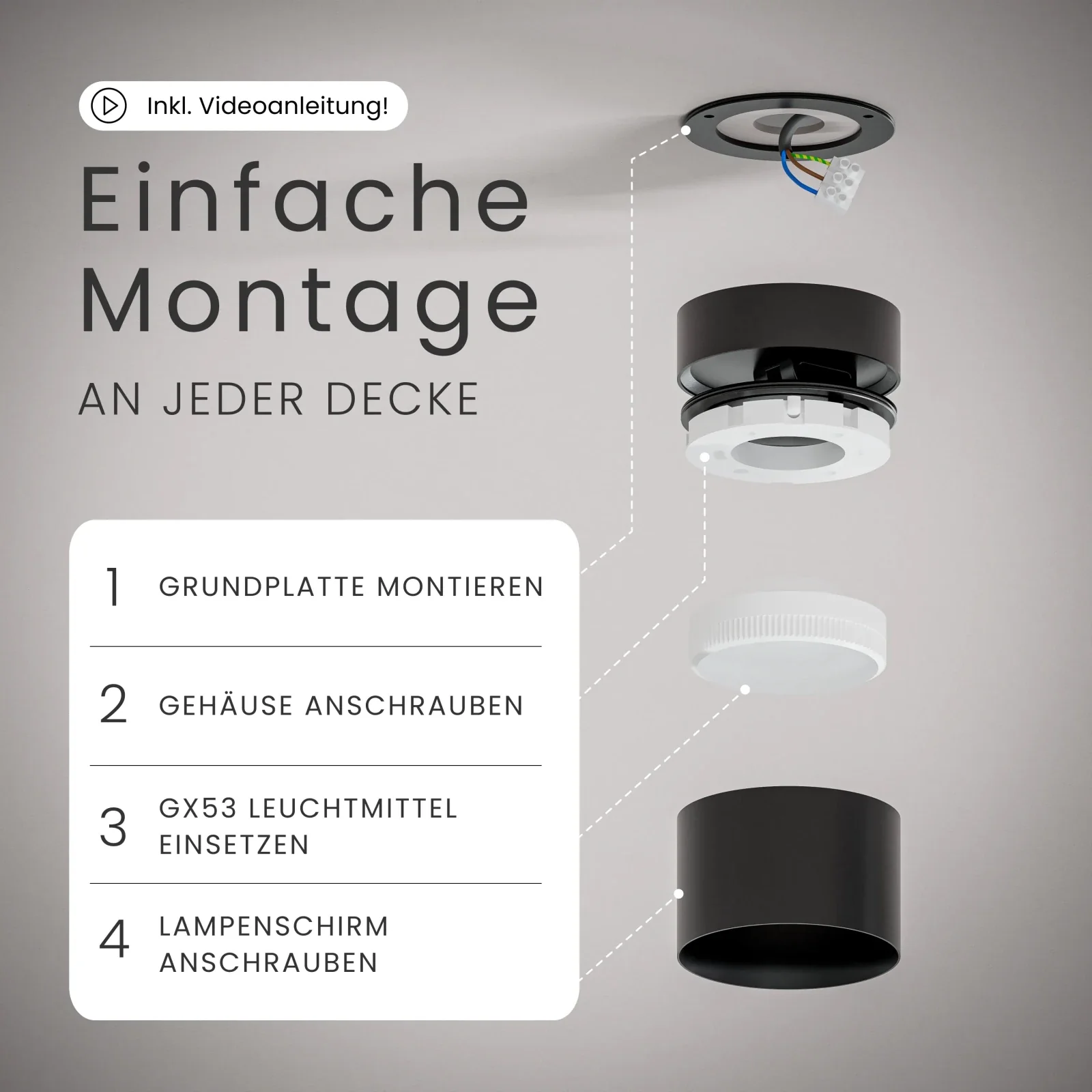 Aufbauspot VARA, GX53 - Image 7