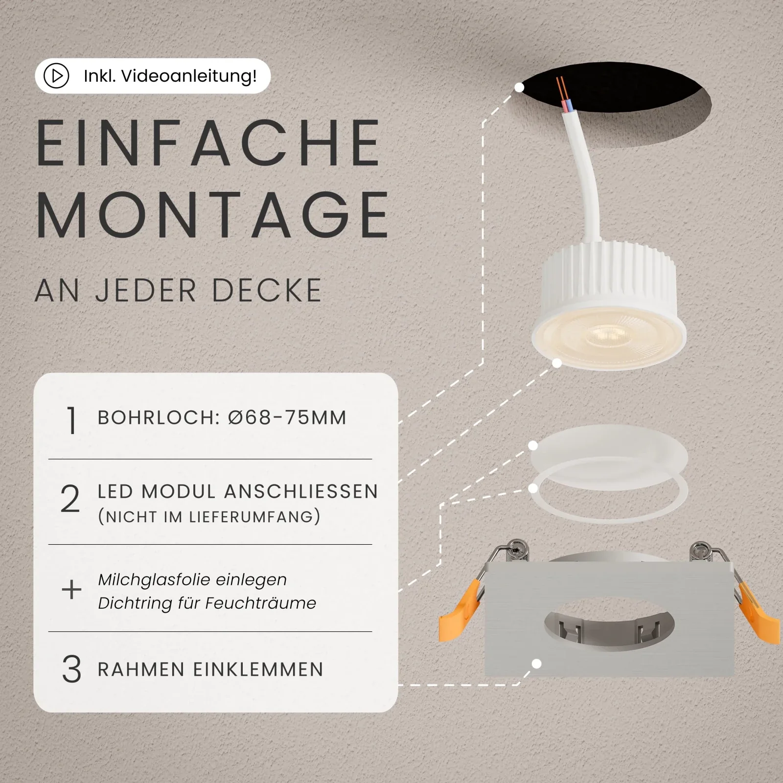 Einbaustrahler TEA, ohne Leuchtmittel - Image 13