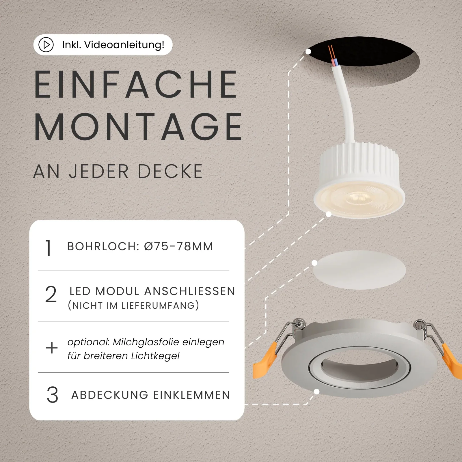 Einbaustrahler NUO, ohne Leuchtmittel - Image 13