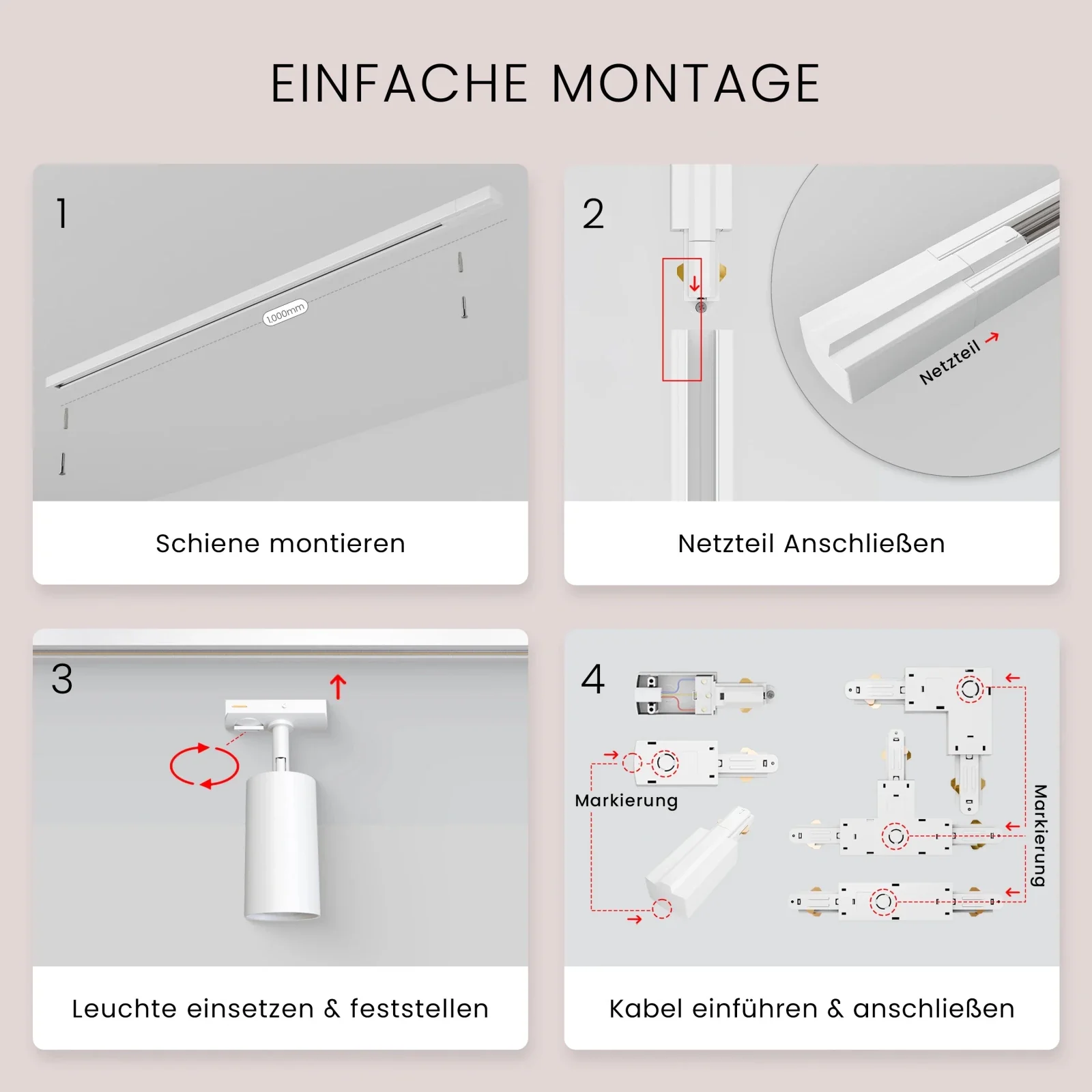 GU10 Schienen-Pendelleuchte - Image 20