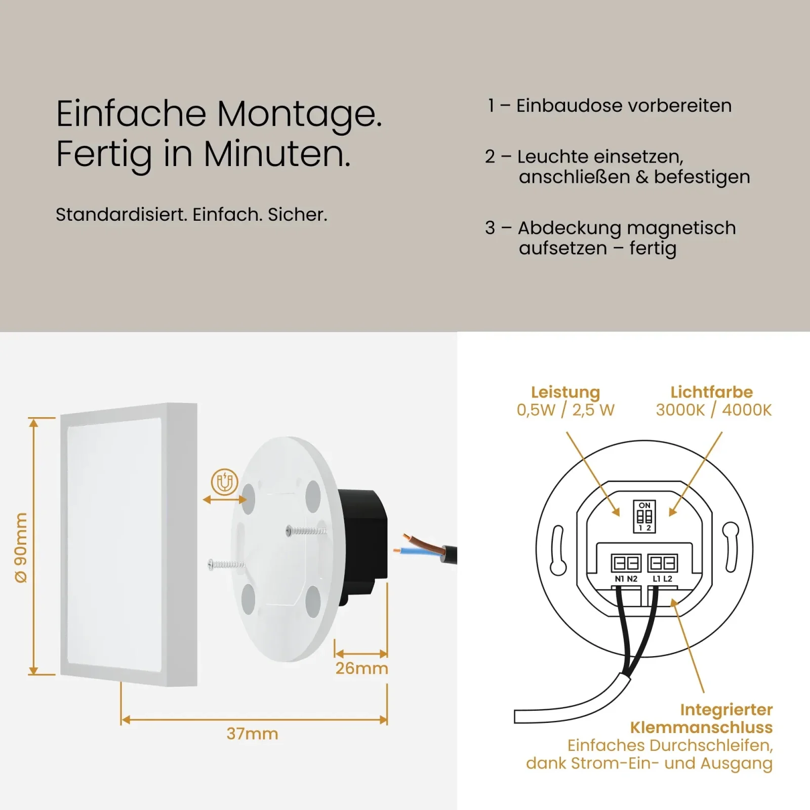 Treppenleuchte MODU, eckig indirekt - Image 14