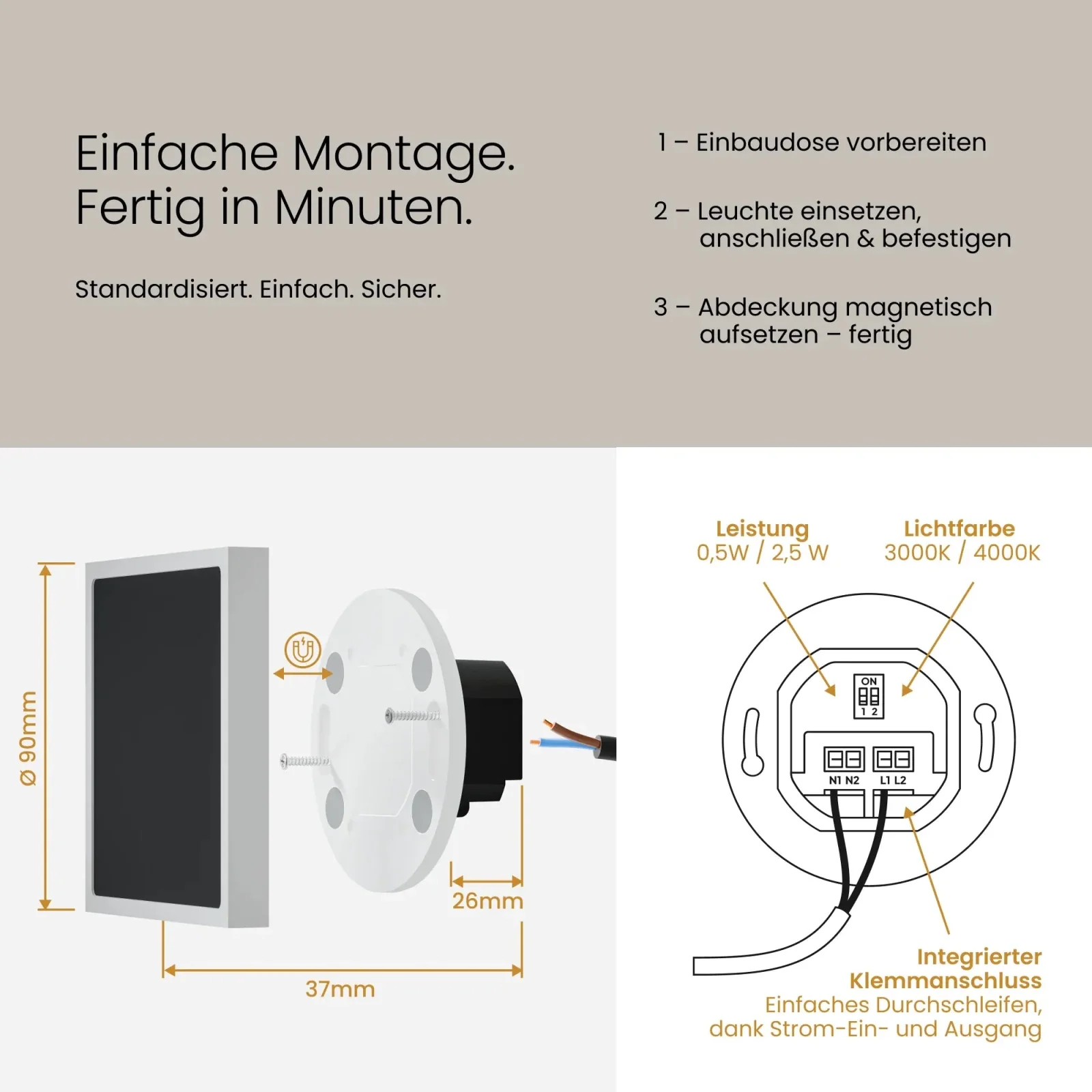Treppenleuchte MODU, eckig indirekt - Image 7