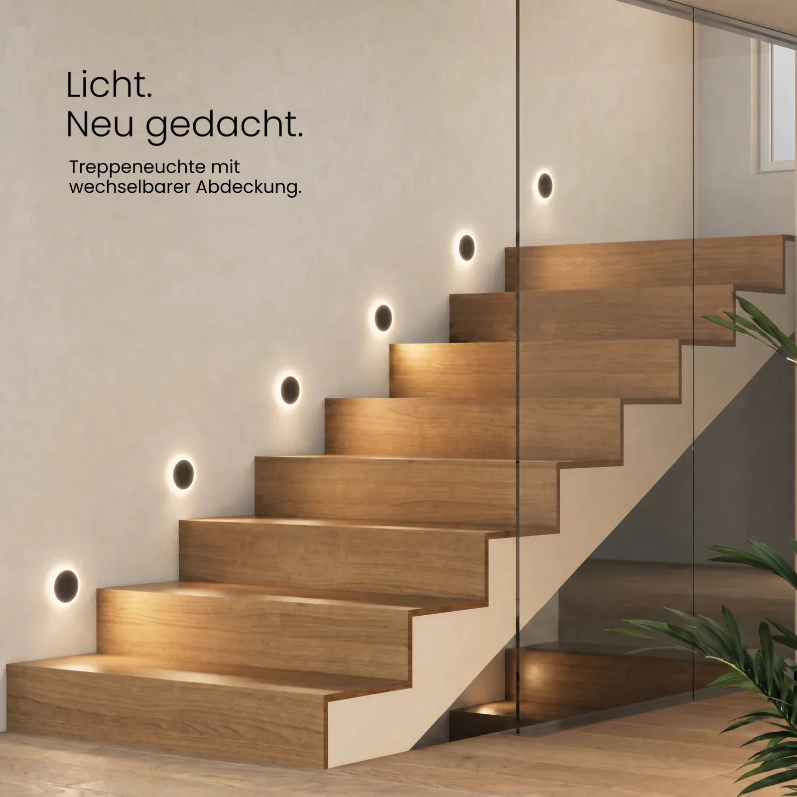 Treppenleuchte MODU, rund indirekt - Image 3